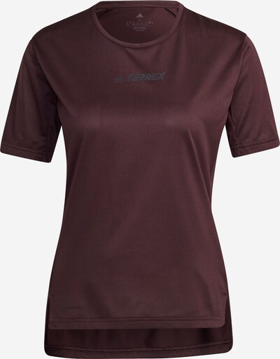 ADIDAS TERREX Функционална тениска 'Multi' в тъмночервено, Преглед на продукта