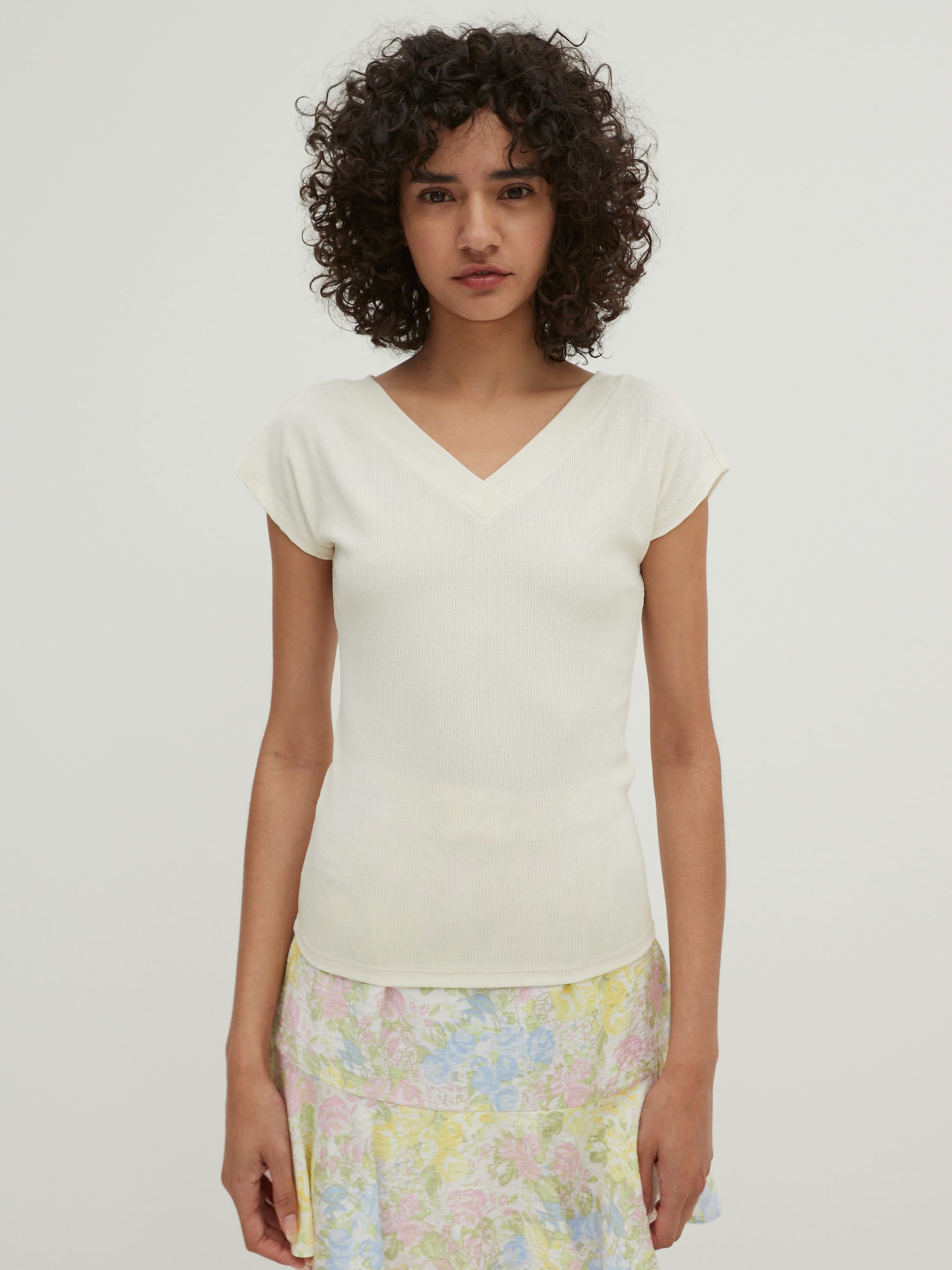 EDITED Produkte Shirt 'Liora' weiß