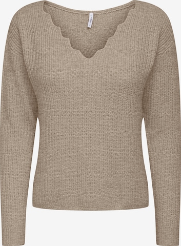 ONLY Pullover 'Gabriel' in Braun: predná strana