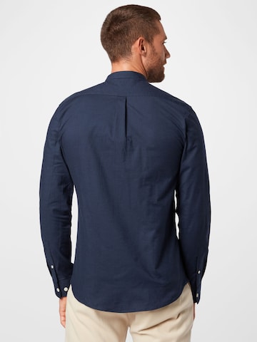 Lindbergh Slim fit Overhemd in Blauw