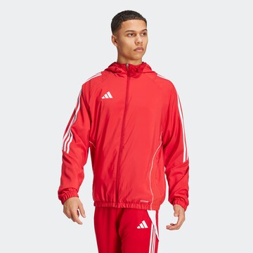 ADIDAS PERFORMANCE - Chaqueta deportiva 'Tiro 24' en rojo: frente