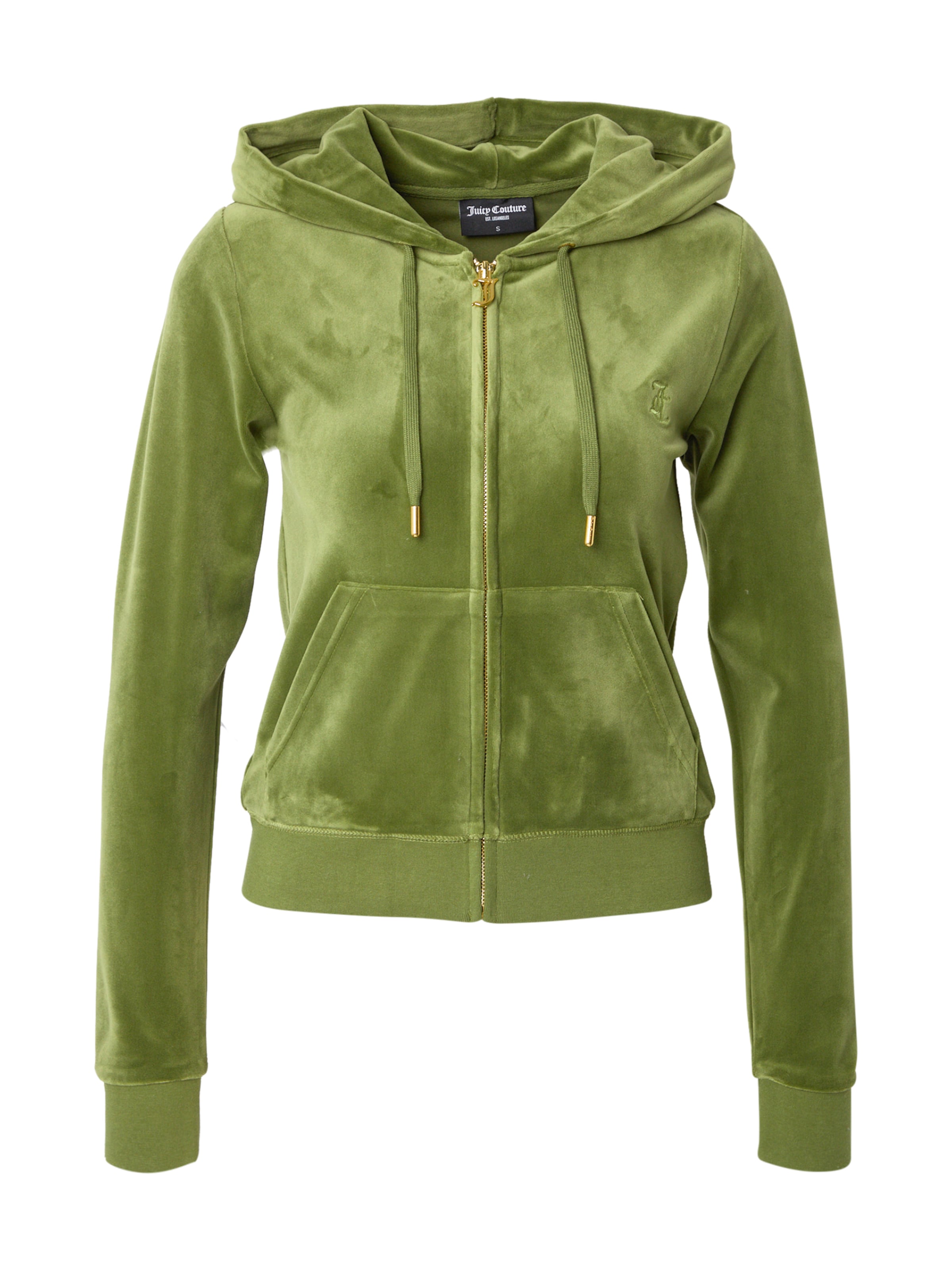 Juicy Couture Tepláková bunda 'Robertson' - Zelená: predná strana