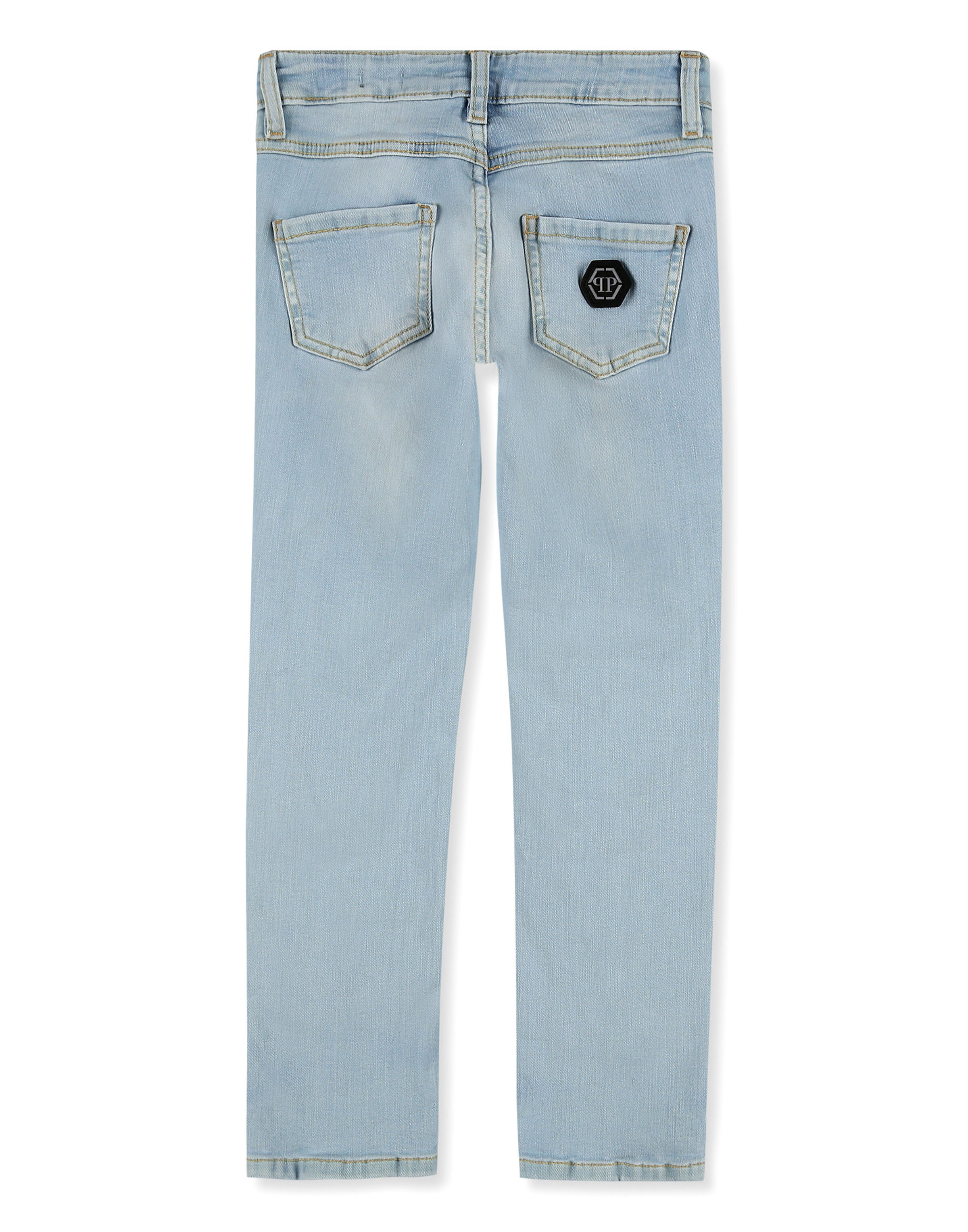 Philipp Plein - Loosefit Vaquero en azul