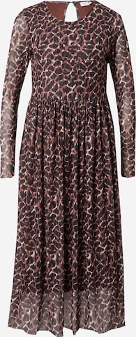 NÜMPH Dress 'NUFREJA' in Brown: front