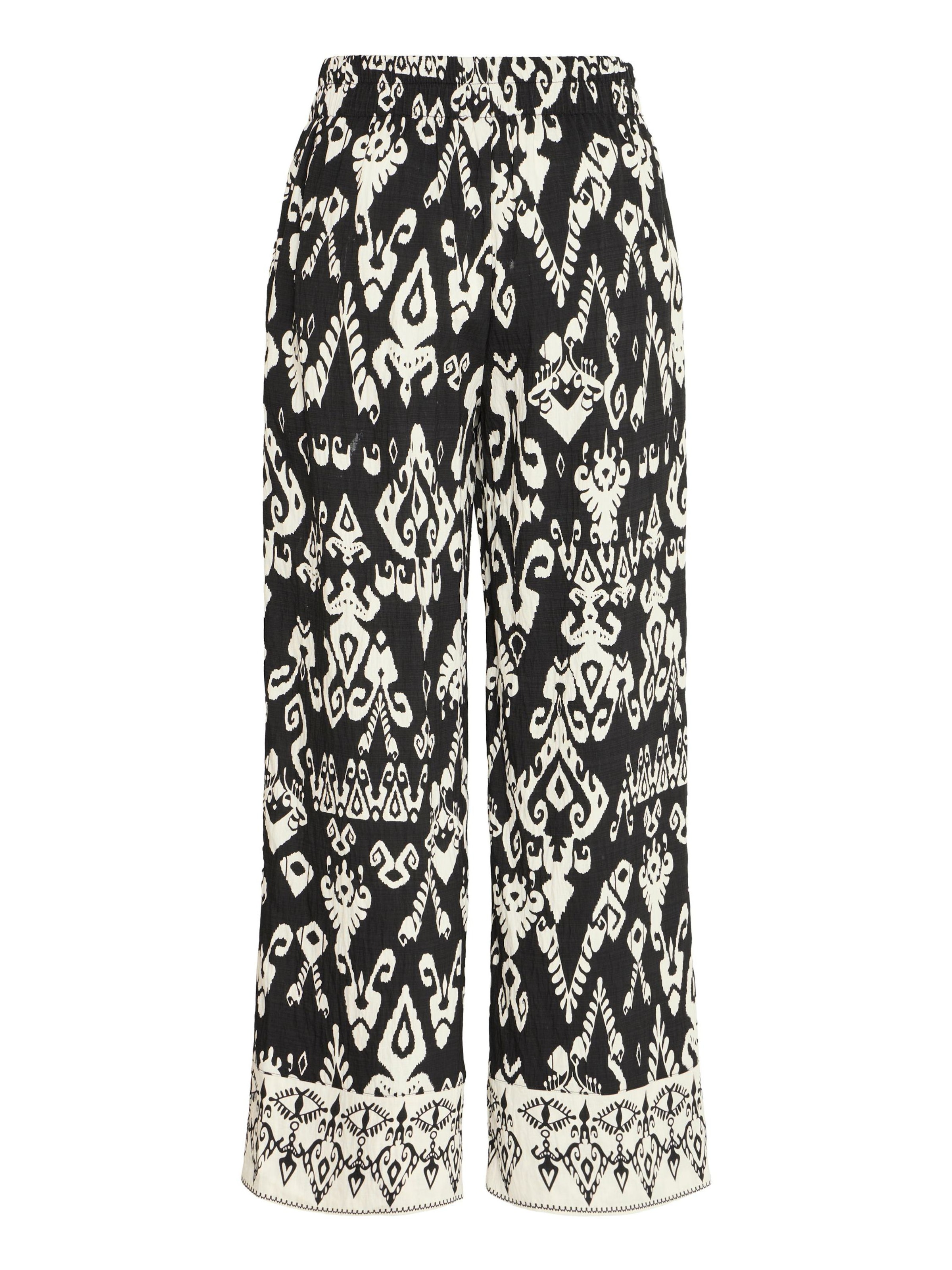 b.young Wide leg Παντελόνι 'BYJasmina' σε μαύρο: μπροστά