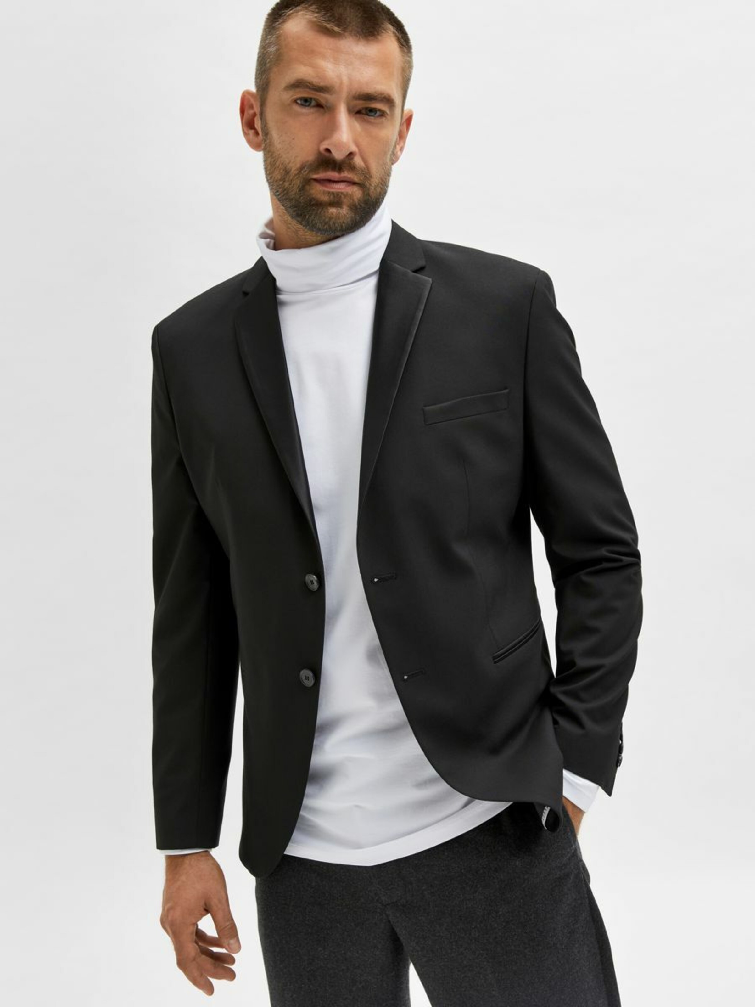 Männer Shirts SELECTED HOMME Shirt in Weiß - YK70613 Männer Shirts SELECTED HOMME Shirt in Weiß - YK70613