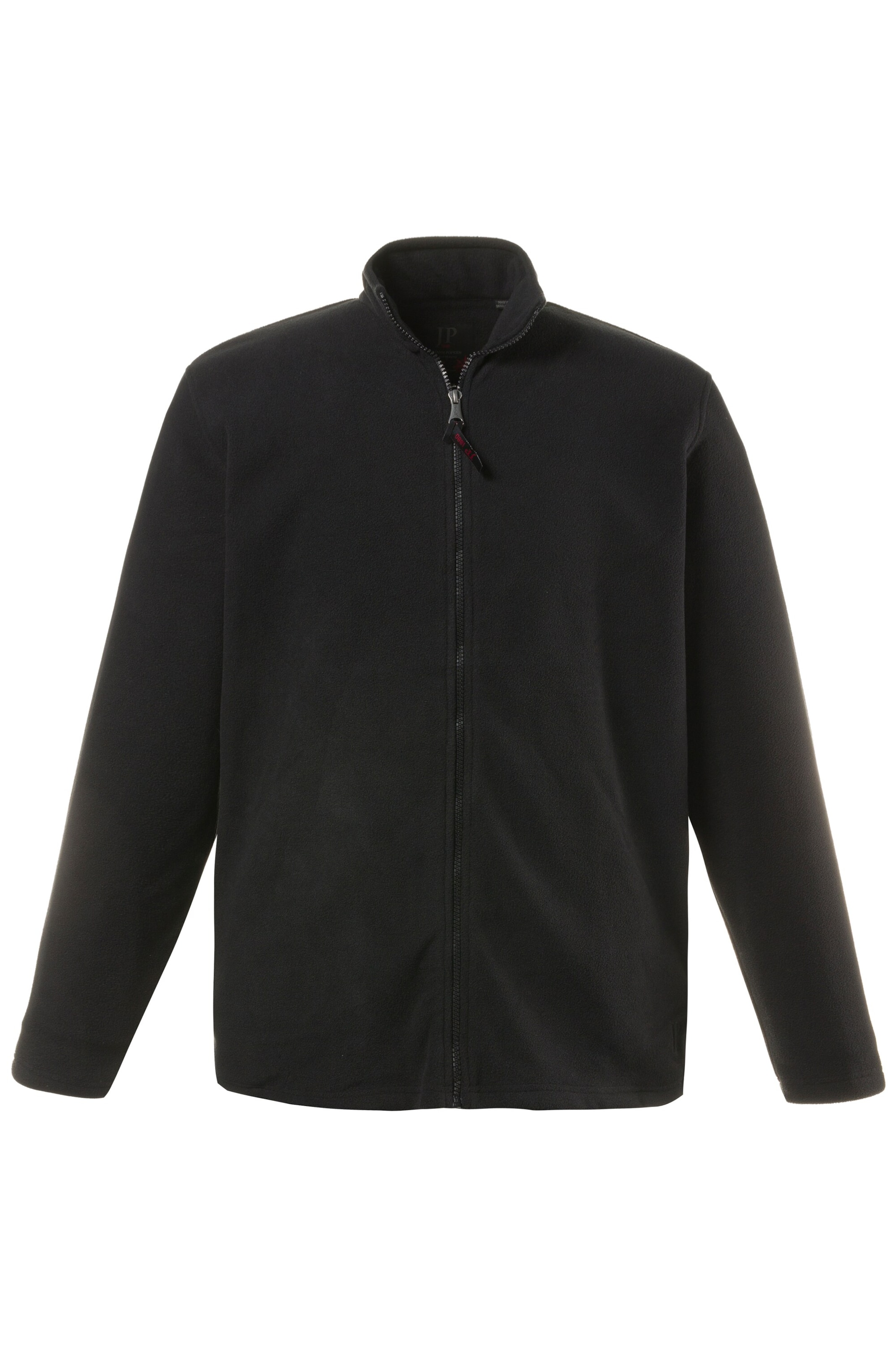 JP1880 Fleece jas in Zwart: voorkant