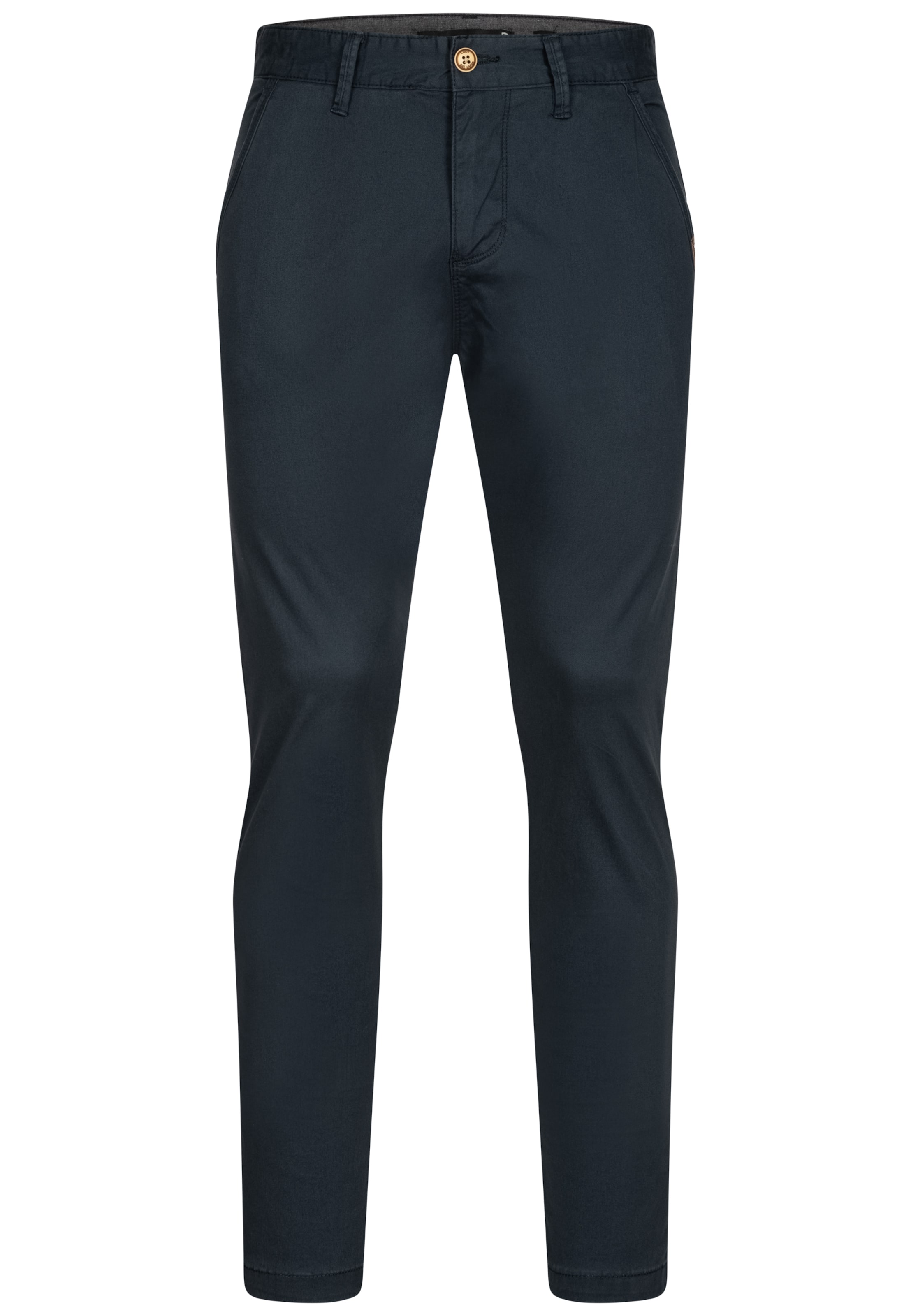 INDICODE JEANS Chino Pants 'Cherry' in Blue: front