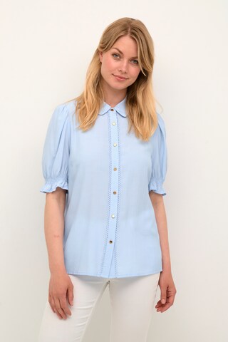 CULTURE Blouse 'Asmine' in Blue: front
