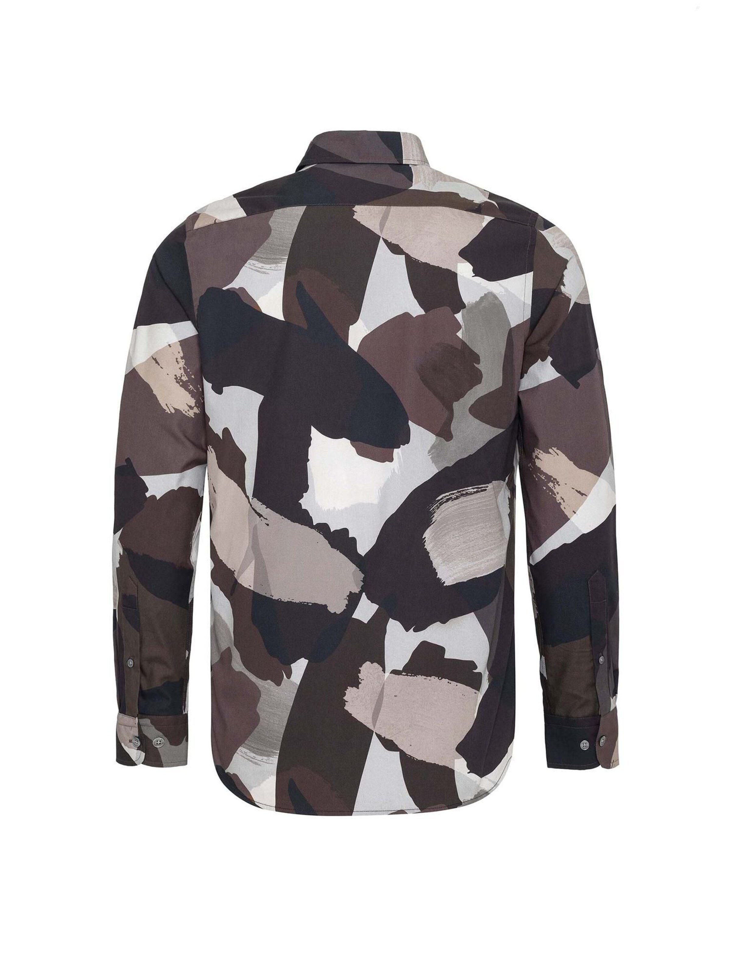 By Diess Collection Regular Fit Hemd in Braun