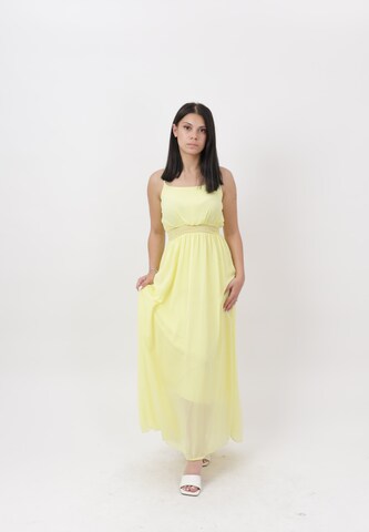 Robe Elara en jaune : devant