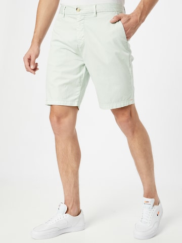 SCOTCH & SODA Regular Chino 'Stuart' in Groen: voorkant