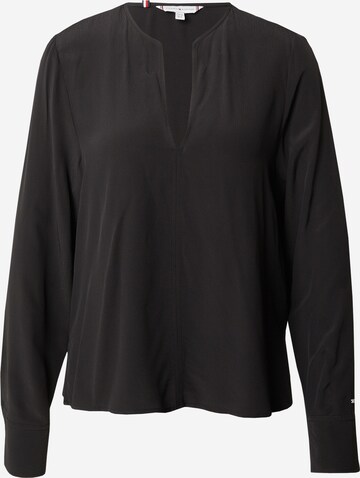 TOMMY HILFIGER Blouse in Zwart: voorkant