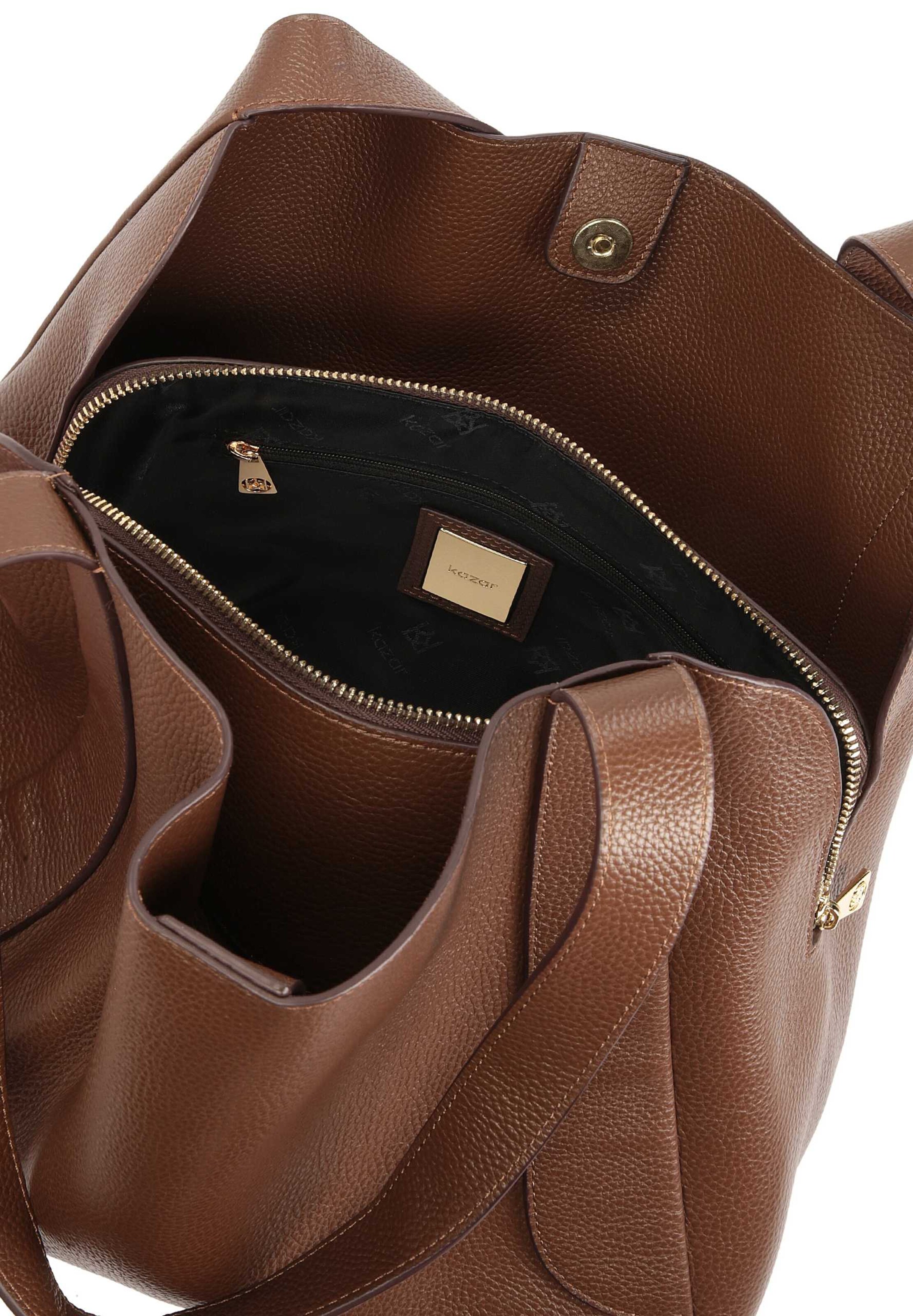 Borsa a spalla di Kazar in marrone