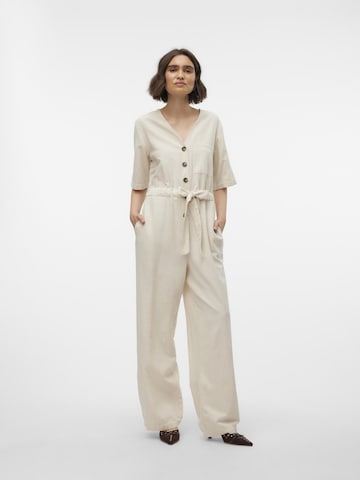Combinaison 'JAZZLYN' VERO MODA en blanc : devant
