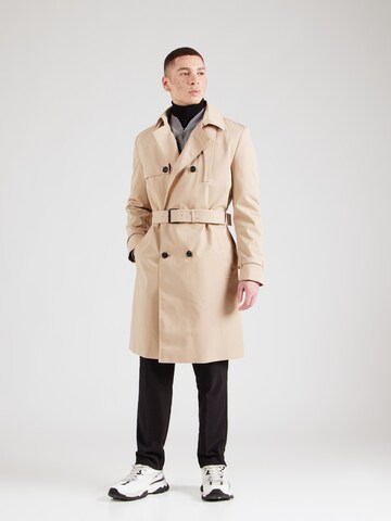 Cappotto di mezza stagione 'Maluks2511' di HUGO in beige: frontale