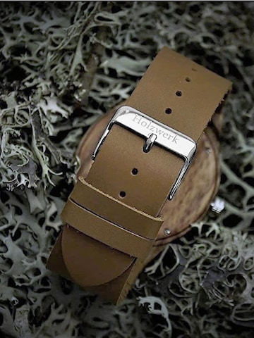 Holzwerk - Reloj analógico 'NAILA' en azul