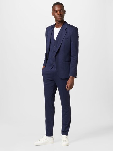 HUGO Slim fit Suit 'Hesten' in Blue