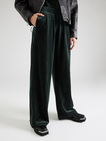 Wide leg Pantaloni 'JUANA' de la ARMEDANGELS pe verde: față