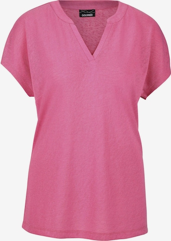 T-shirt Goldner en rose : devant