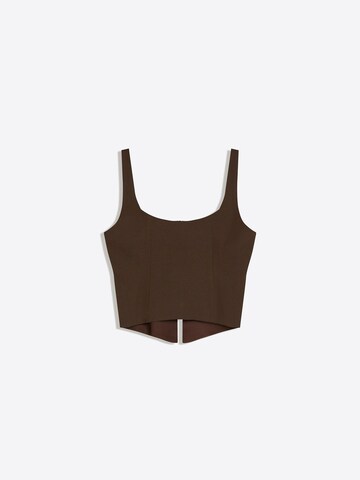 Bershka Top in Brown