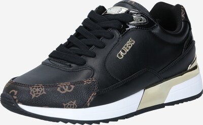 GUESS Platform trainers in Brown / Gold / Black, Item view