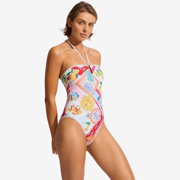 Seafolly Swimsuit 'Wish You Were Here' in Mixed colors