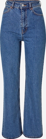 Monki Flared Jeans in Blauw: voorkant