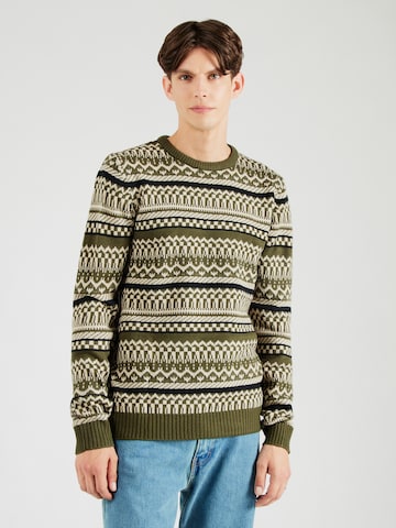 Pullover di BLEND in verde: frontale