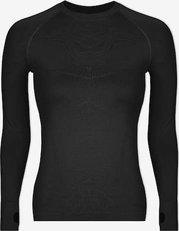 SNOCKS Funktionsshirt in Schwarz: Vorderseite