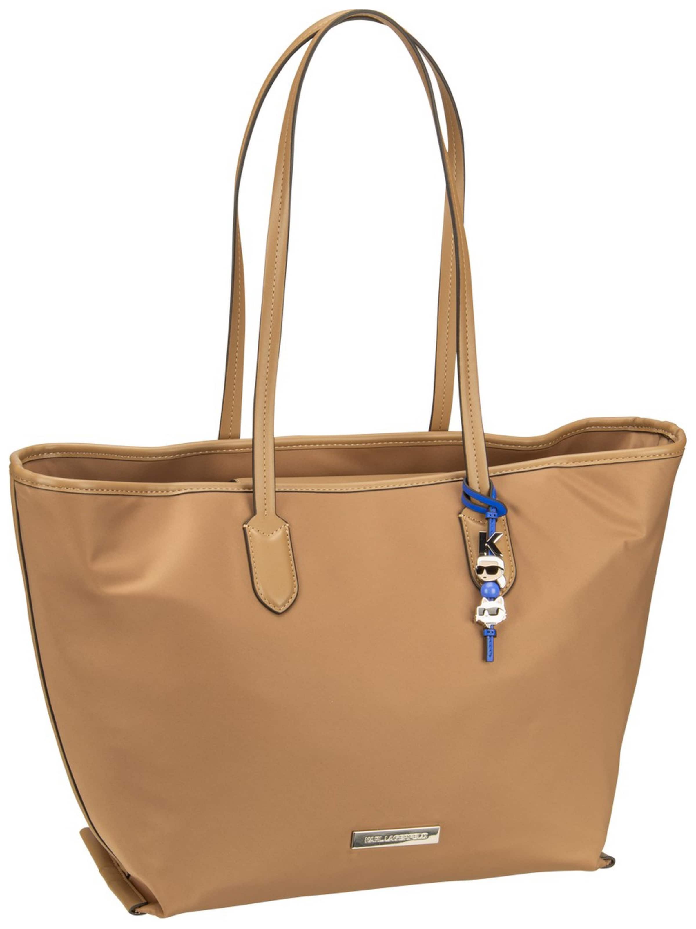 Karl Lagerfeld Shopper ' Ikon ' in Brown: front