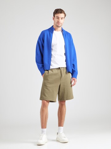 HUGO Loosefit Shorts 'Nasensio' in Grün