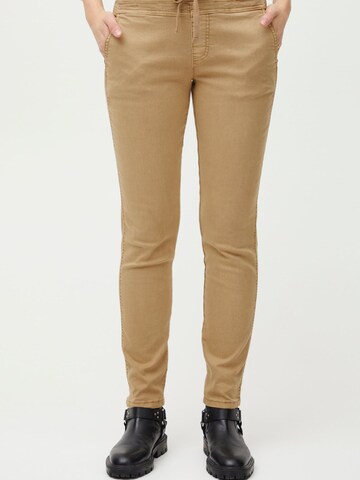 Skinny Pantaloni chino 'Rosita' di PULZ Jeans in marrone