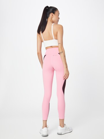 ADIDAS SPORTSWEAR - Skinny Calças de desporto 'Essentials Hiit Colourblock' em rosa