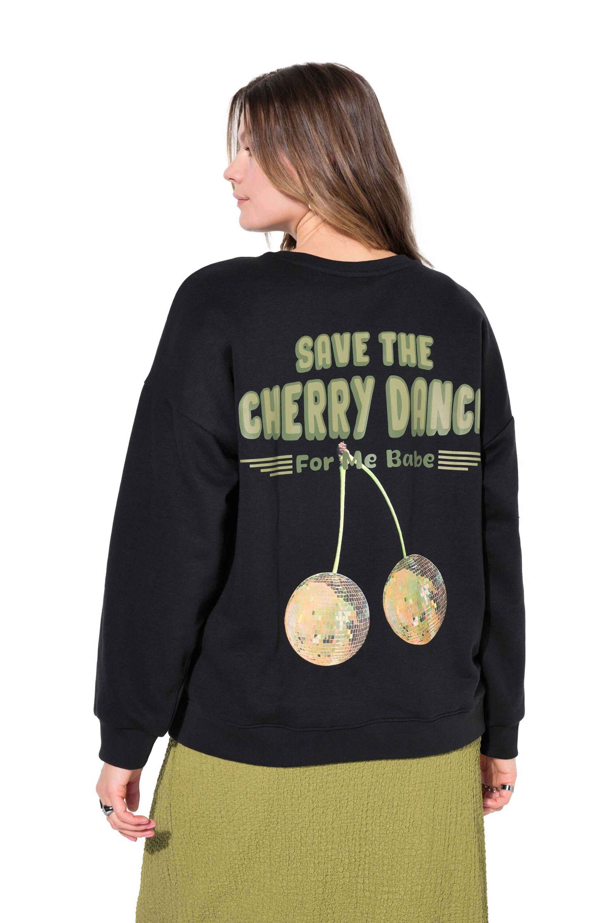 Studio Untold Sweatshirt in Schwarz: Vorderseite