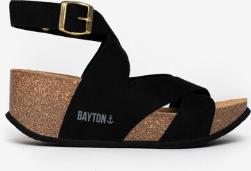 Bayton Sandalen met riem 'Murcia' in Zwart