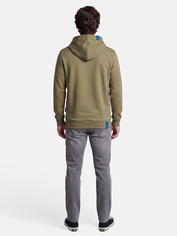 salzhaut Sweatshirt 'Heff - Moin' in Green: back