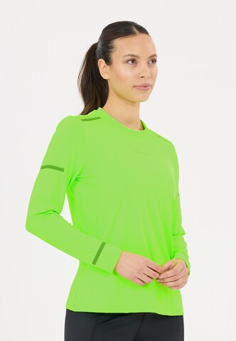ENDURANCE Langarmshirt 'Ailey' in Grün: Vorderseite