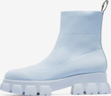 Bianco Ankle Boots in Blue: front