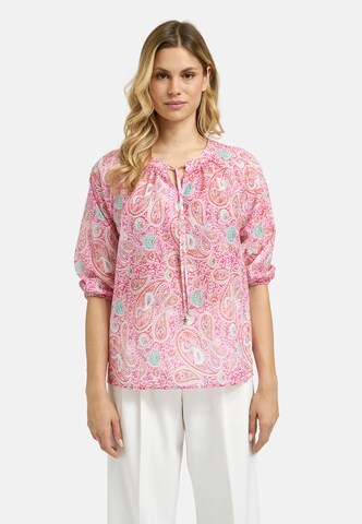 Milano Italy Blouse in Pink: front