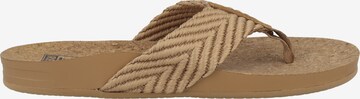 REEF Badeschuh 'Cushion Strand' in Beige