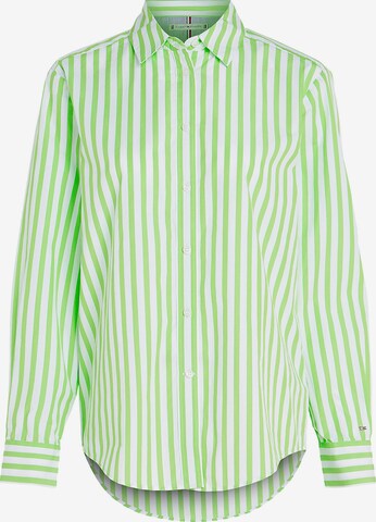 TOMMY HILFIGER Blouse in Groen: voorkant