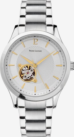 Montre à affichage analogique Pierre Lannier en argent : devant