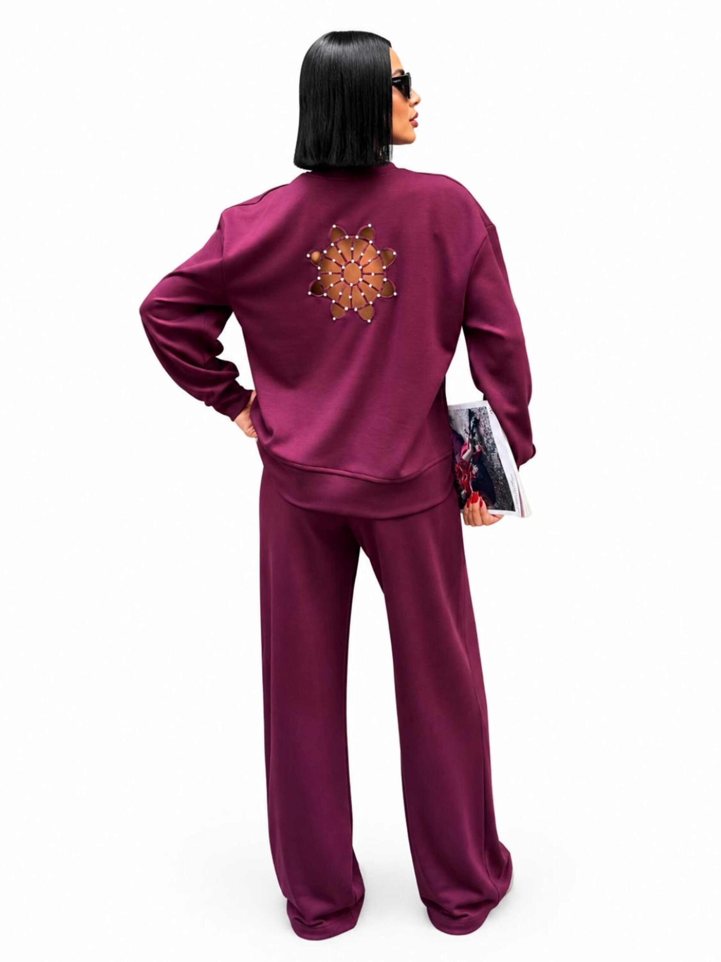 Sobe Istanbul Joggingpak 'Sobe- Dames Trainingspak - Loungewear- Joggingspak- Sporttrainingspak' in Rood
