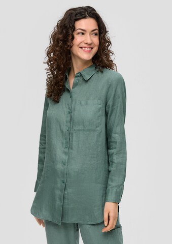 s.Oliver Blouse in Groen: voorkant