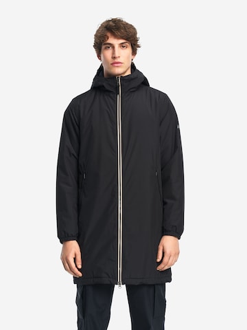 Parka mi-saison AIGLE en noir : devant
