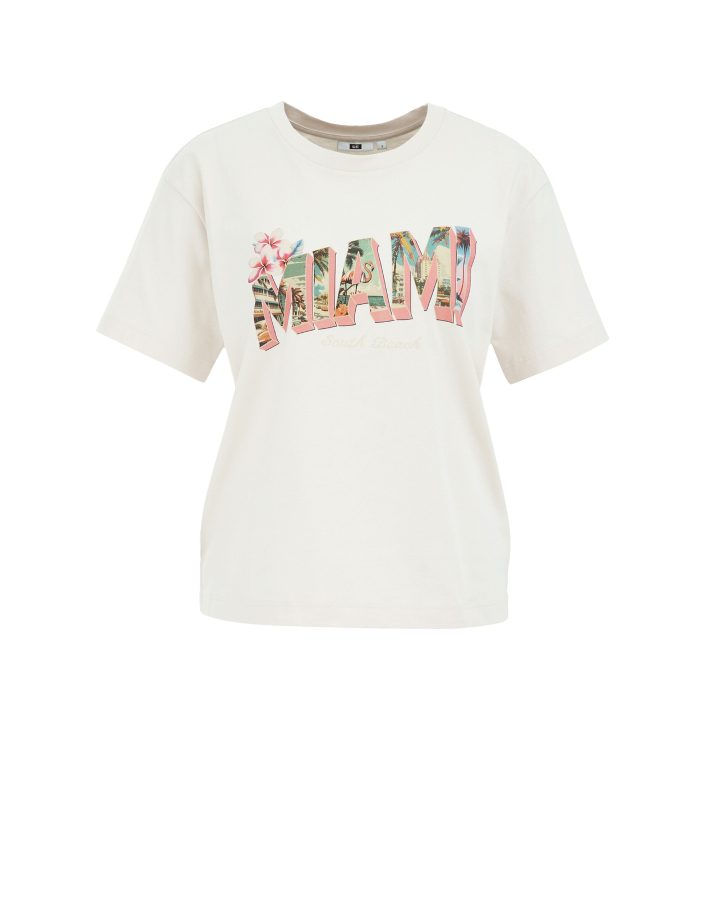 WE Fashion T-shirt i vit: framsida