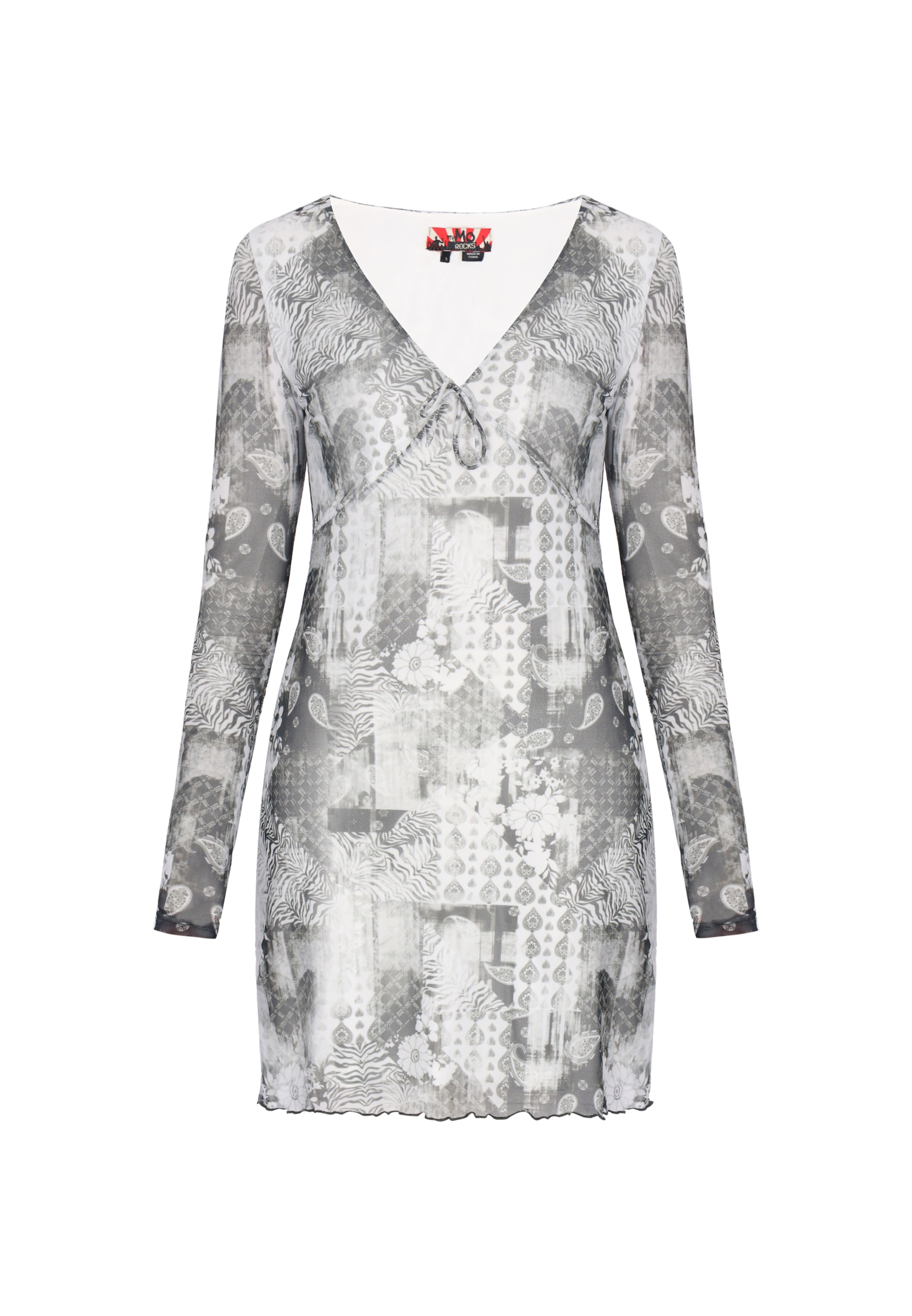 myMo ROCKS - Vestido en gris: frente