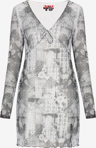 myMo ROCKS - Vestido en gris: frente