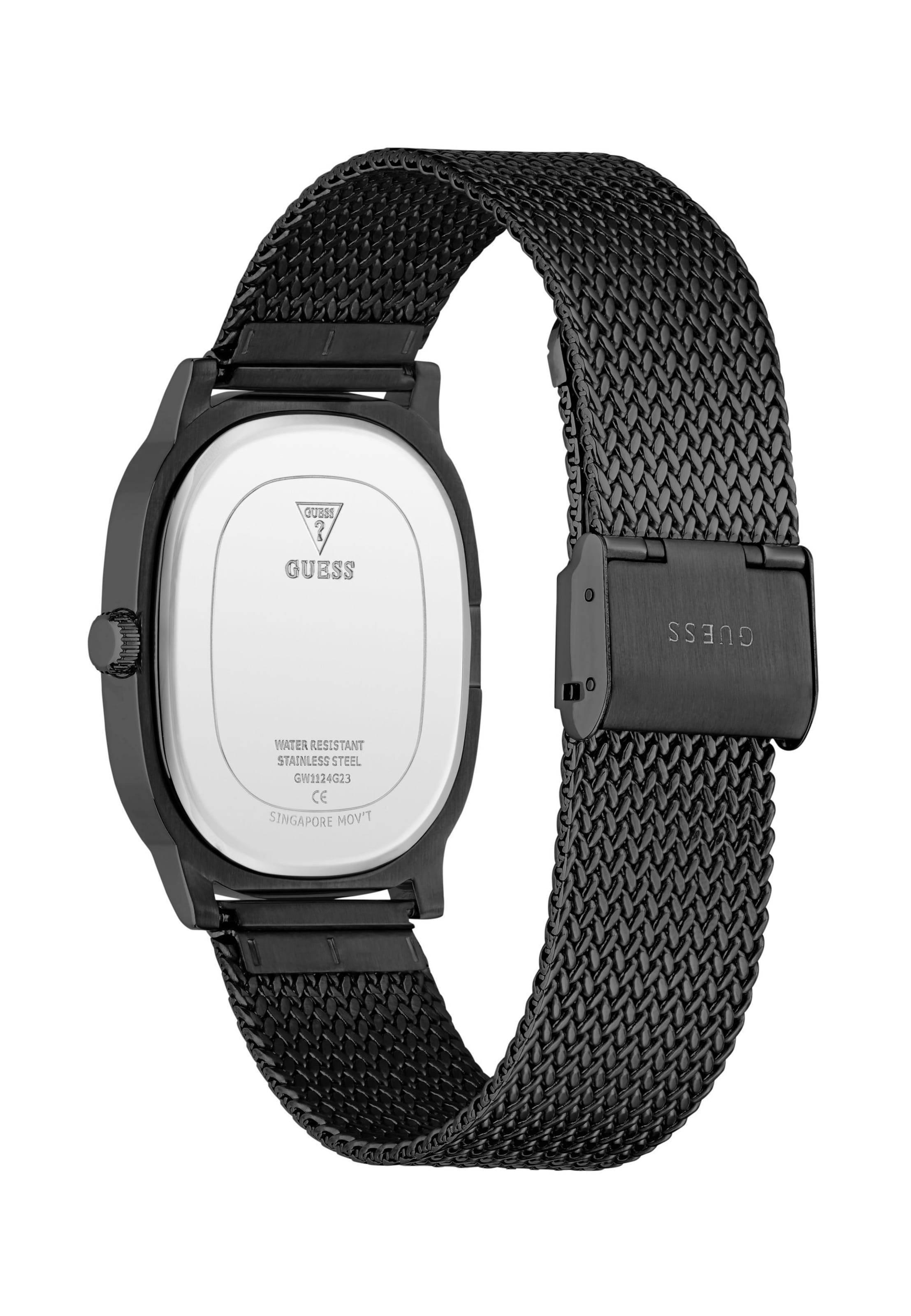 Orologio analogico 'FELIX' di GUESS in nero